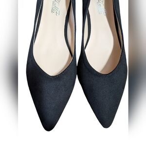 Women's Black Suede Shoes Size 8 1/2